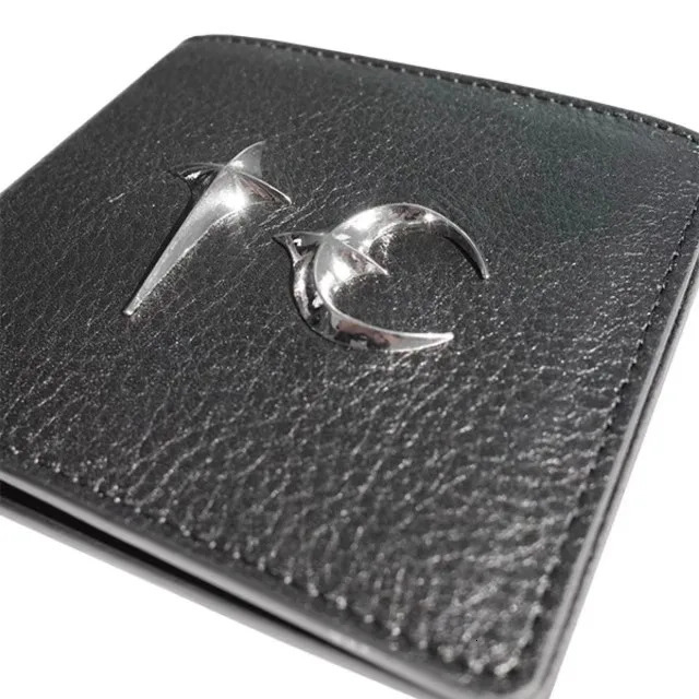 Thug Club Rock Metal Leather Bag Portable Wallet Bb41 241125