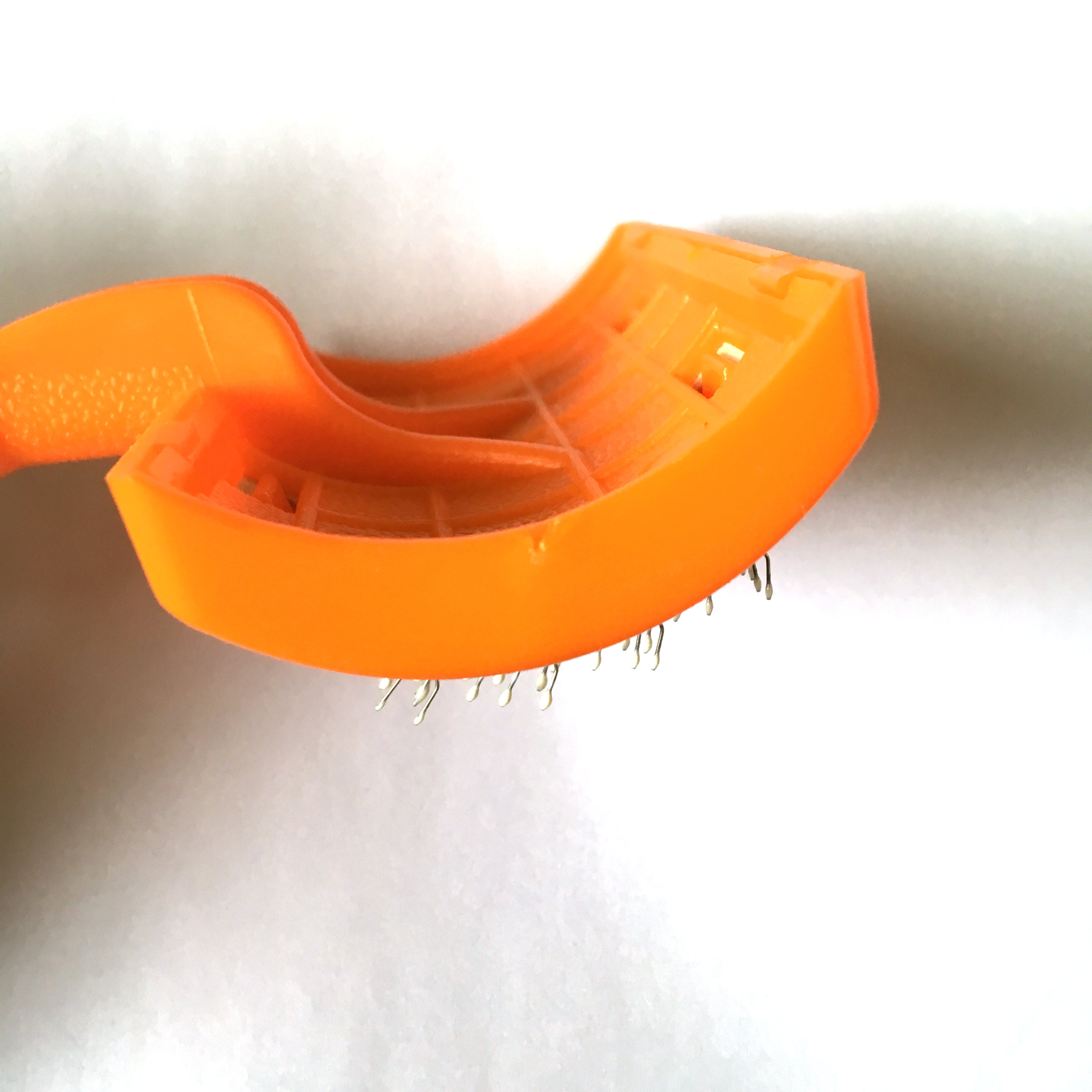 Small Size Pet Dog Cat Animal Puppy Poodle Hair Fur Cleaning Removing Slicker Brush With Protecting ball on Pins