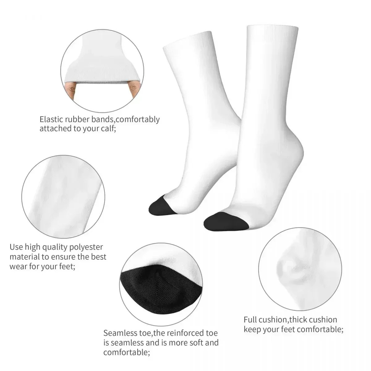 Bohemian Anthropology Socks Year Warm Winter Socks for Women Men 241126