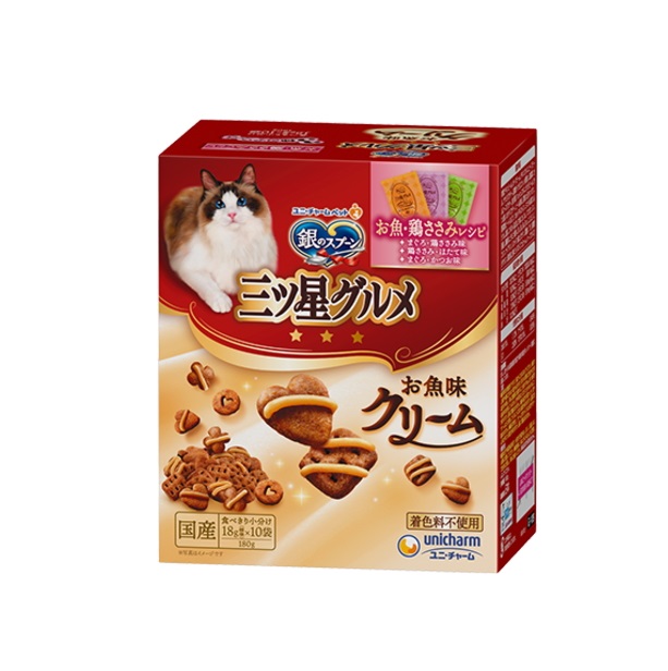 Unicharm Japan Fish Chicken Cream Cat Snacks Nutritious Wet Cat Food Pet Treats Snacks Natural Chicken Wet Cat Food