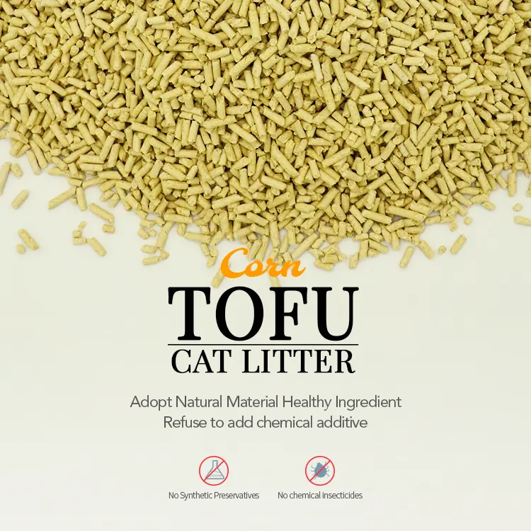 OEM Private Label Pet Products Pet Corn Tofu Cat Litter