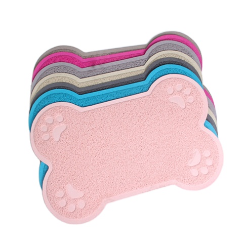 pvc water proof pet mat anti slip pet feeding mat plastic cat toilet mat