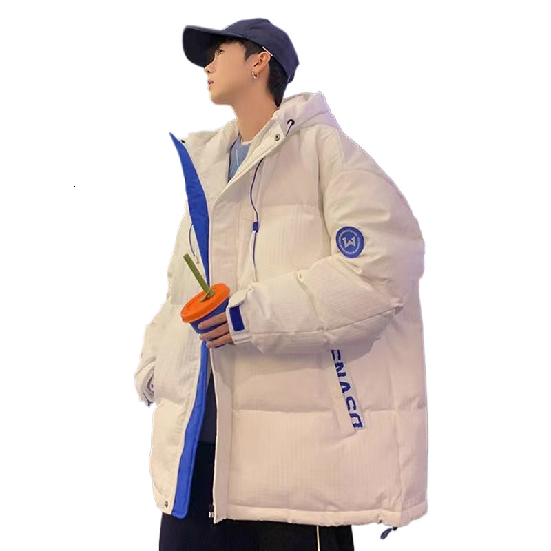 Thickened Goose Down Men's New Style with Velvet Short Winter Clothing Lightweight Stormtrooper Jacket Trendy
