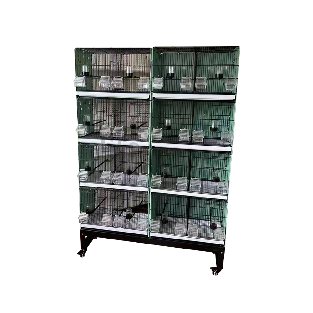 GESHIFENG Large Birds Breeding Cage Big Size 4 Layers Bird Parrot Display Cage