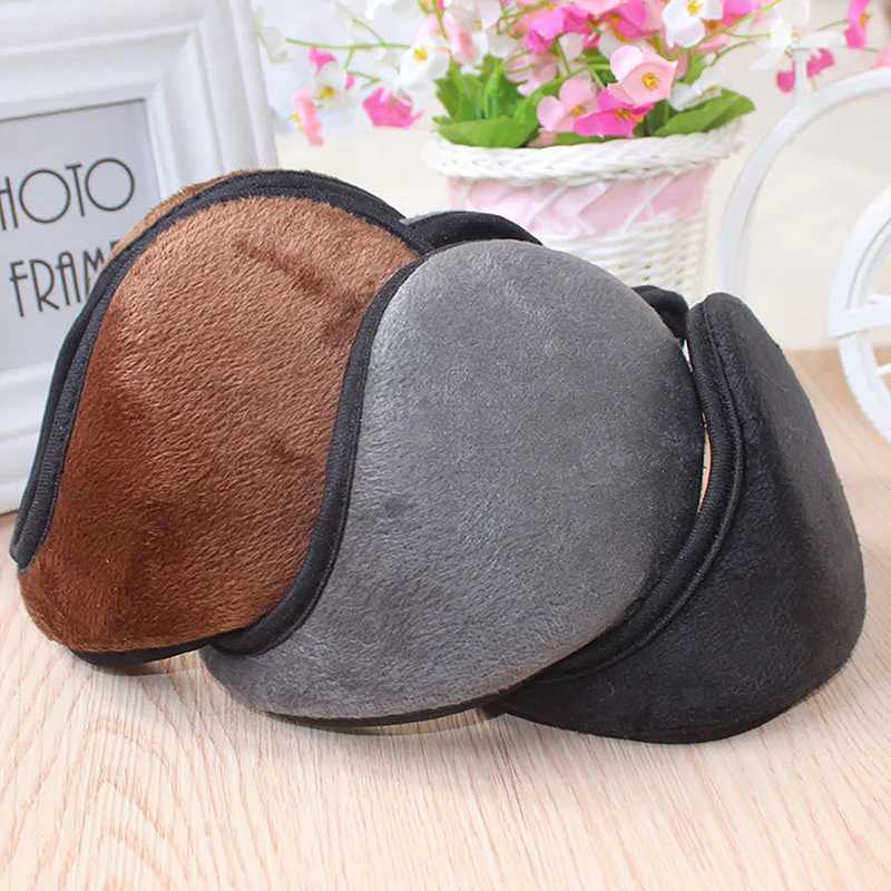 Thick winter neutral earphones wool warm earmuffs warm plush cloth earmuffs earmuffs W241126