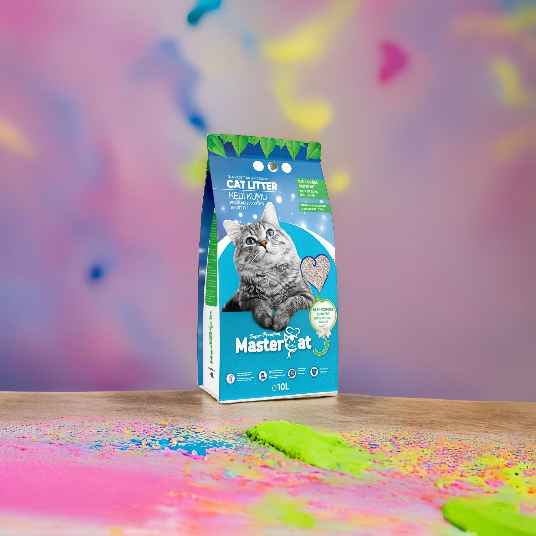 Premium Quality Fast Clumping Bentonite Sand Scented Baby Powder High Grade Crystal Material Wholesale Baby Cat Litter