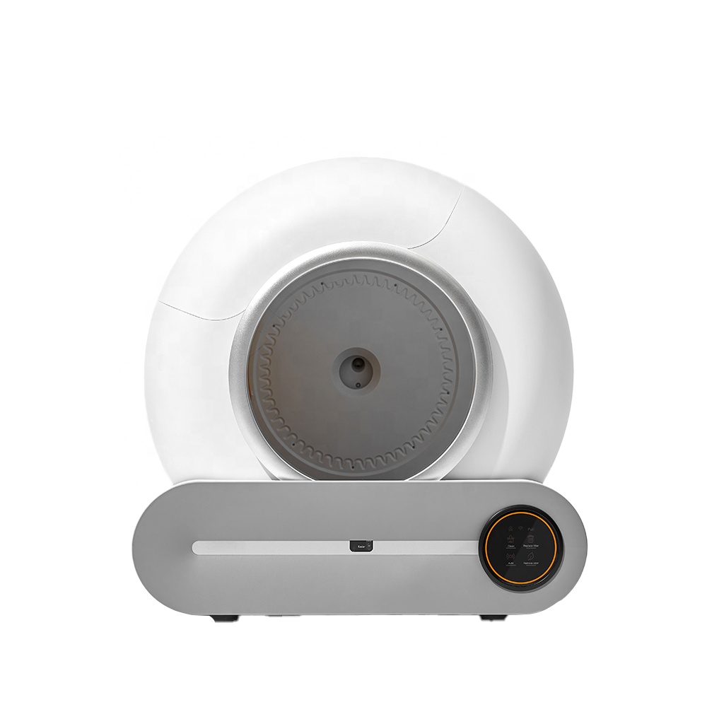 Wholesale custom smart remote control noiseless intelligent automatic toilet self cleaning box smart automatic cat litter box