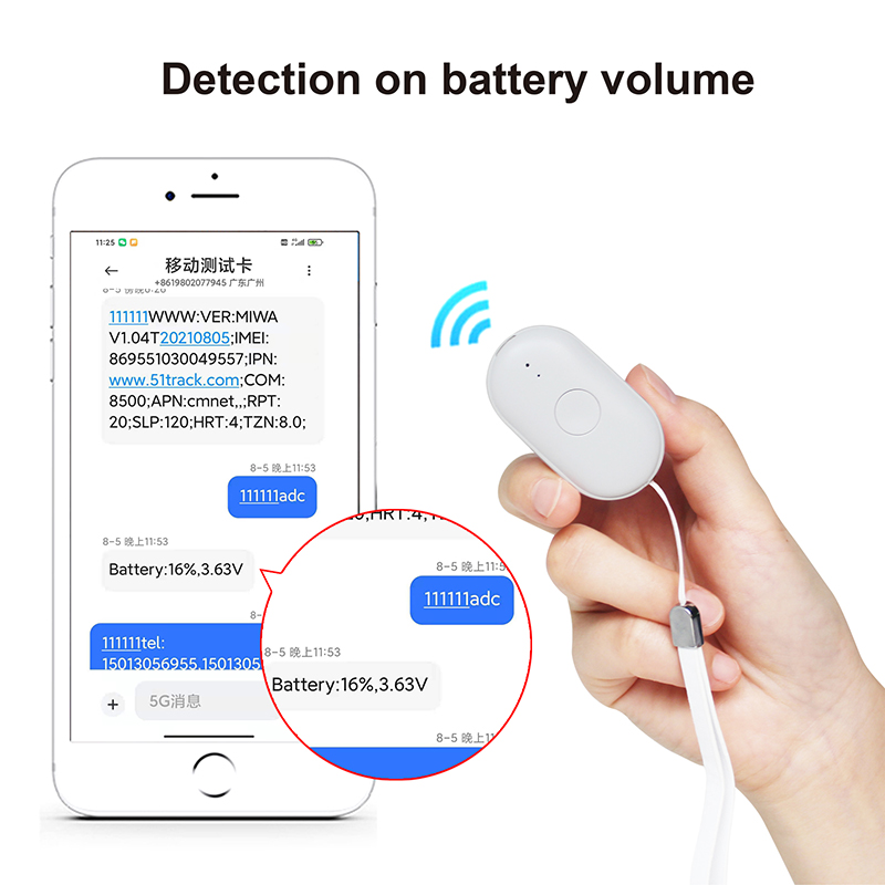 Topten GPS Small Size Model PT88 Child GPS Tracker with SOS Panic Button