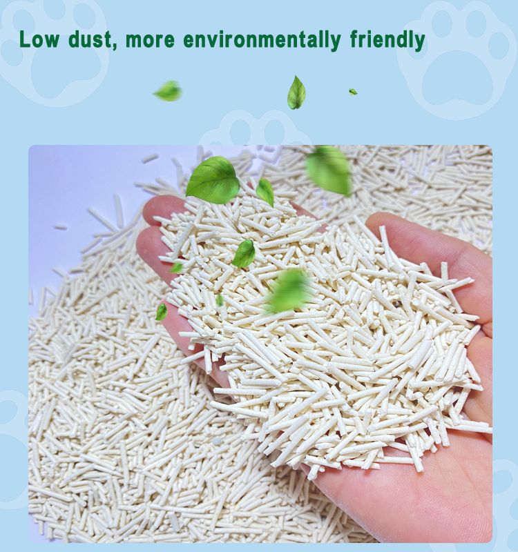 Customized pet litter Dust Free Cat Sand Biodegradable Plant Tofu Sand pet products oem cat litte