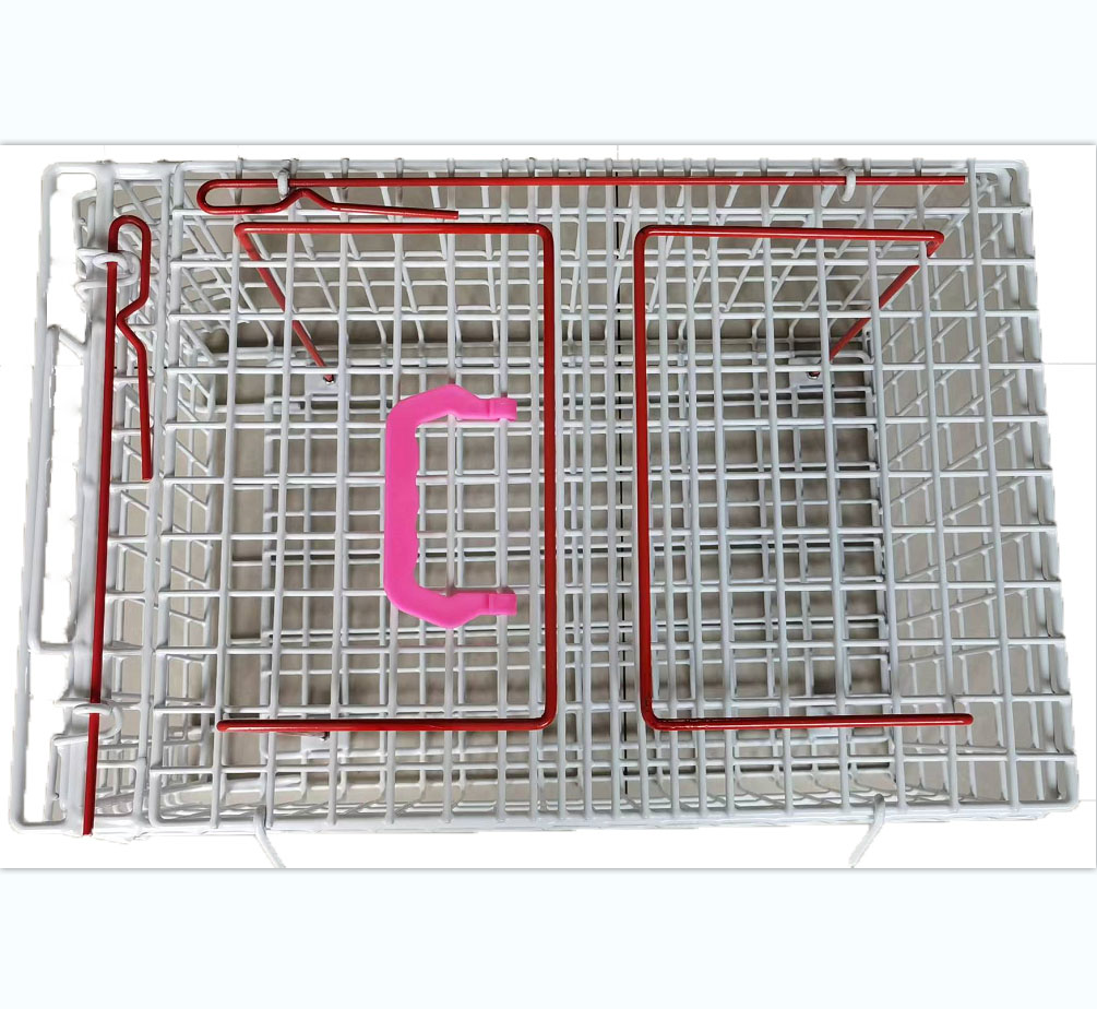 pvc coated animal cage to carry pets to the hospital injection cage