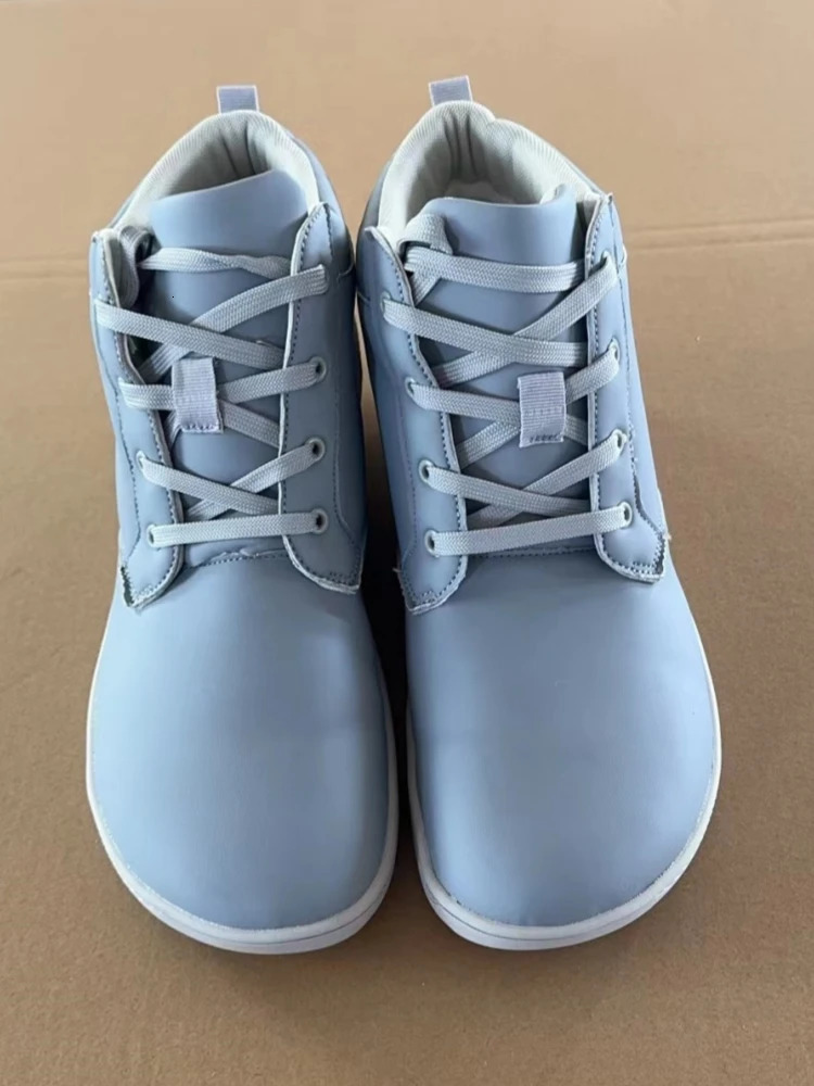 ZZFABER Adult Barefoot Boots Winter Ankle Warm Shoes Mens Outdoor Minimalist Snow Boots Comfortable Winter Boots 241126