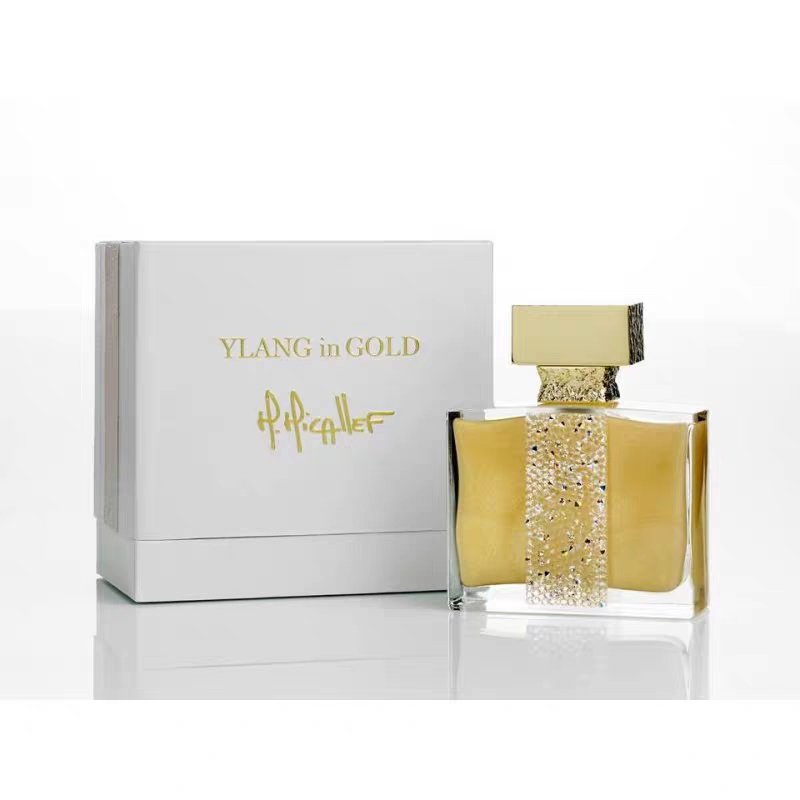 Micallef Perfume 100ml Royal Muska Ylang in Gold Fragrance Woman Parfum Long Lasting Smell Brand Man Women Floral Perfumes Cologne Spray High Quality Fast Delivery