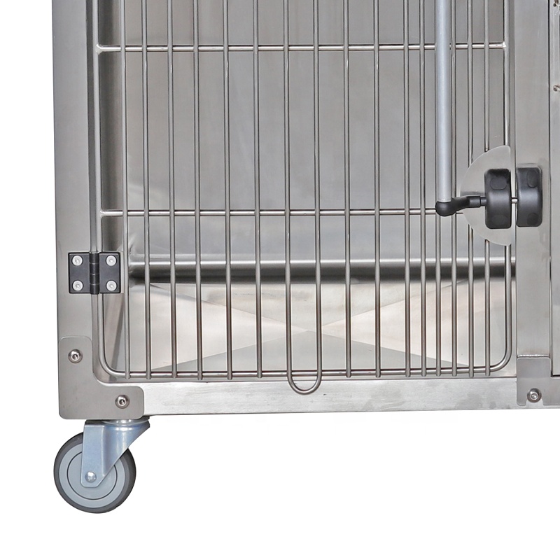 Stainless steel pet Oxygen treatment cage dog indoor kennel wholesale customize Modular assembly indoor kennel