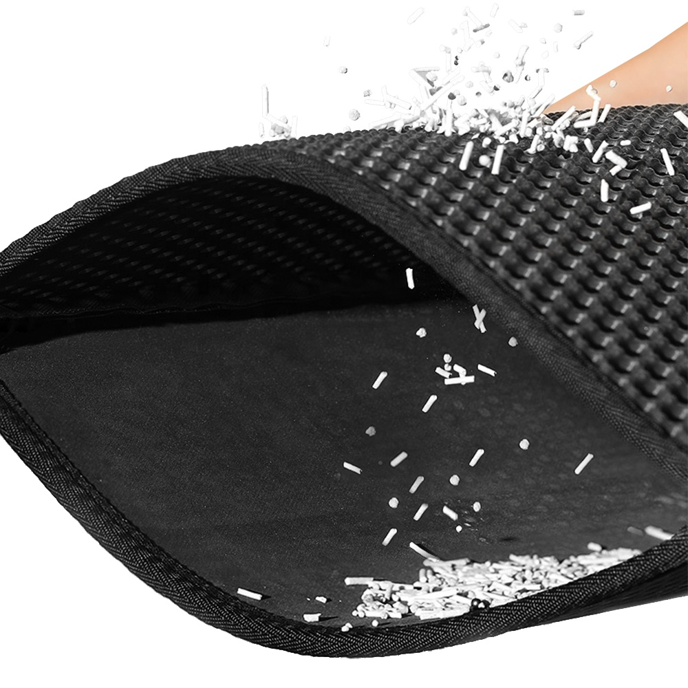EVA Double-Layer Pet Cat Litter Floor Padded Trapper Mats with Waterproof Bottom Non-slip Cat Litter Mat