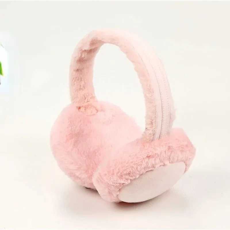 Winter Warm Earmuffs for Women Men Soft Plush Ear Warmer Fashion Solid Color Earfl Outdoor Cold Protection Ear-Muffs Ear CoverXJ241126