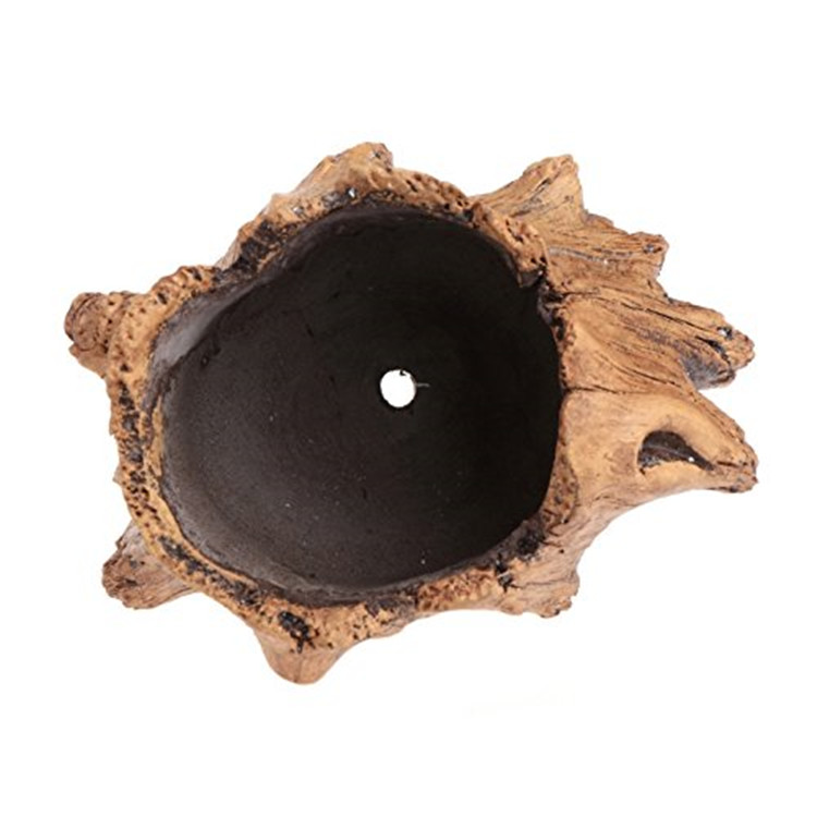 Wholesale Aquarium Plant Pot Driftwood Bowl For Flower Plant