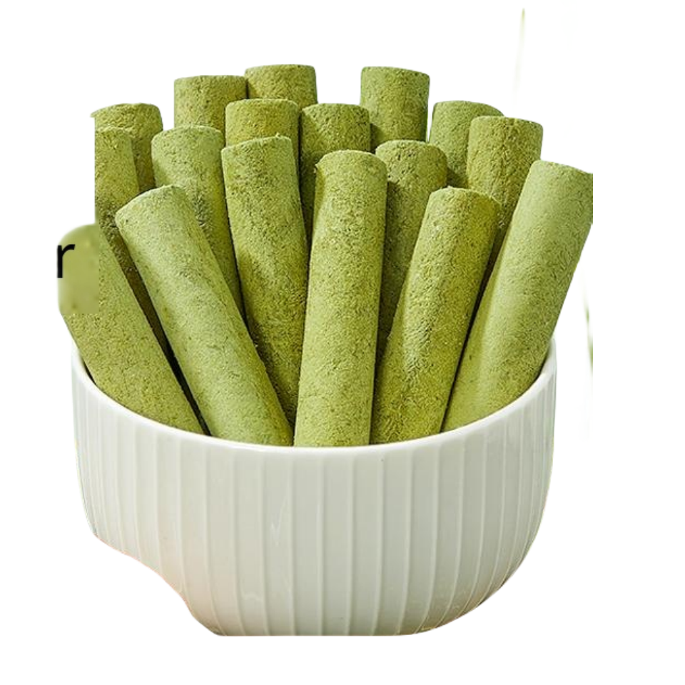 Cat grass teeth cleaning stick gently removes hair balls freeze-dried cat and dog snacks OEM ODM