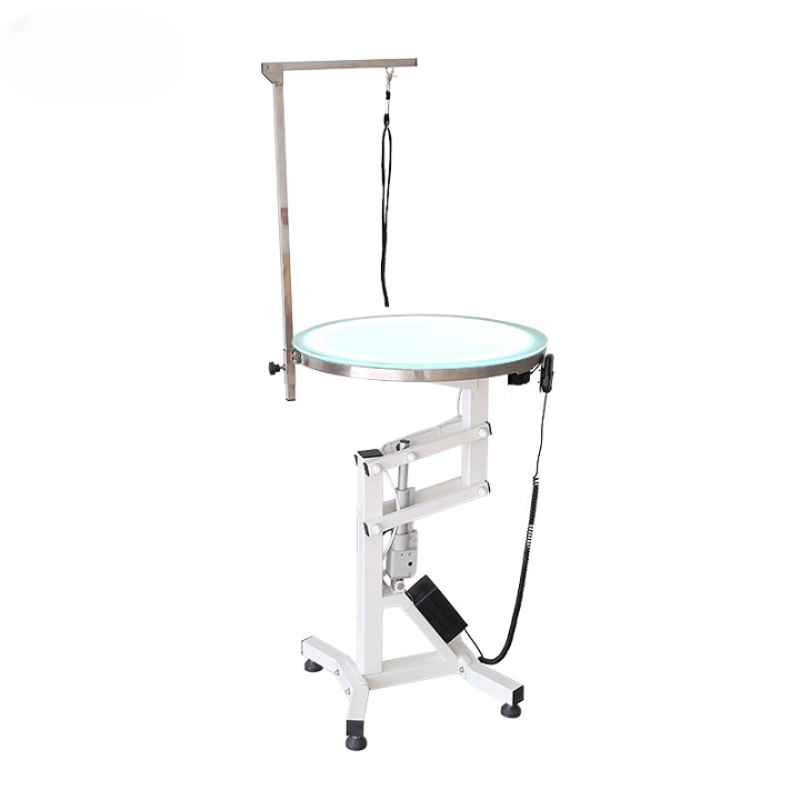USMILEPET Direct Factory Superior Quality Pet Grooming Table For Pet Beauty Salon Round Table Pet Grooming Supplies With LED Lig