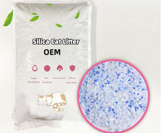 Odor Control And Fast Absorption Silica Gel Cat Litter