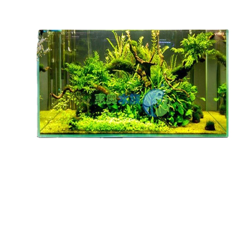 Wholesale Pet Supplies Aquarium Fish Tank Ornamental Landscape Ultra White HD Glass Various Size Aquarium Fish Tank