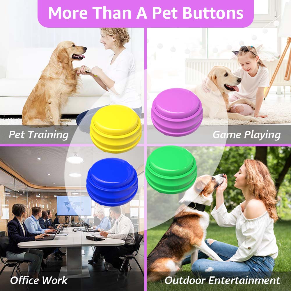 Low Cost Dog Favorite Colors Dog Communication Recording Button Training Equipment For Dog