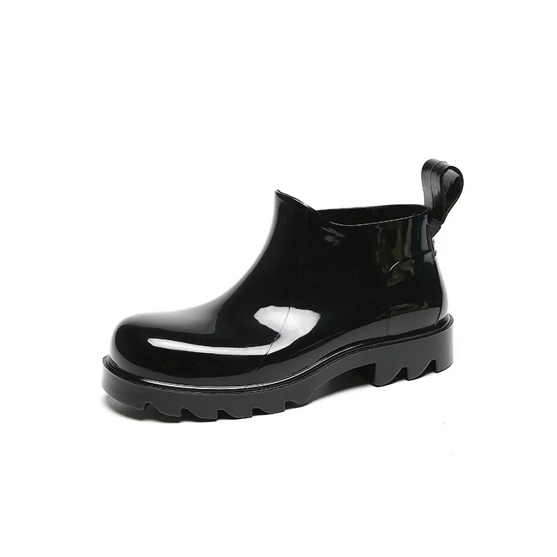 Womens waterproof and anti slip rain shoes womens Galoshes womens kitchen work shoes rubber boots garden rain shoes 241126