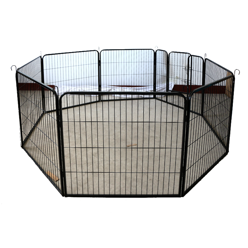 High quality Indoor metal pet Fence dog and cat playing Foldable pet Iron Net wholesale Pet Cages for outside
