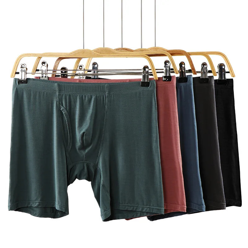 140KG ultra long mens underwear soft Plus size 6XL 7XL 8XL loose underwear sports boxing high-quality mens underwear 241126