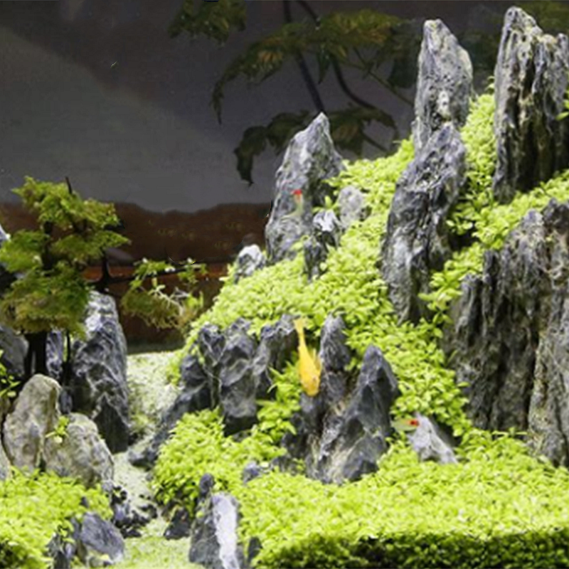Natural Landscape Decoration Blue Dragon Stone Aquarium Natural Stone Lightning Stone
