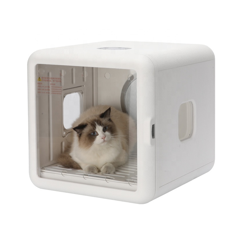 Top Selling 65L Pet Hair Blowing Dryer Machine Household 50dB Silent Automatic Smart Dog Cat Pet Room Dryer Box FCC PSE