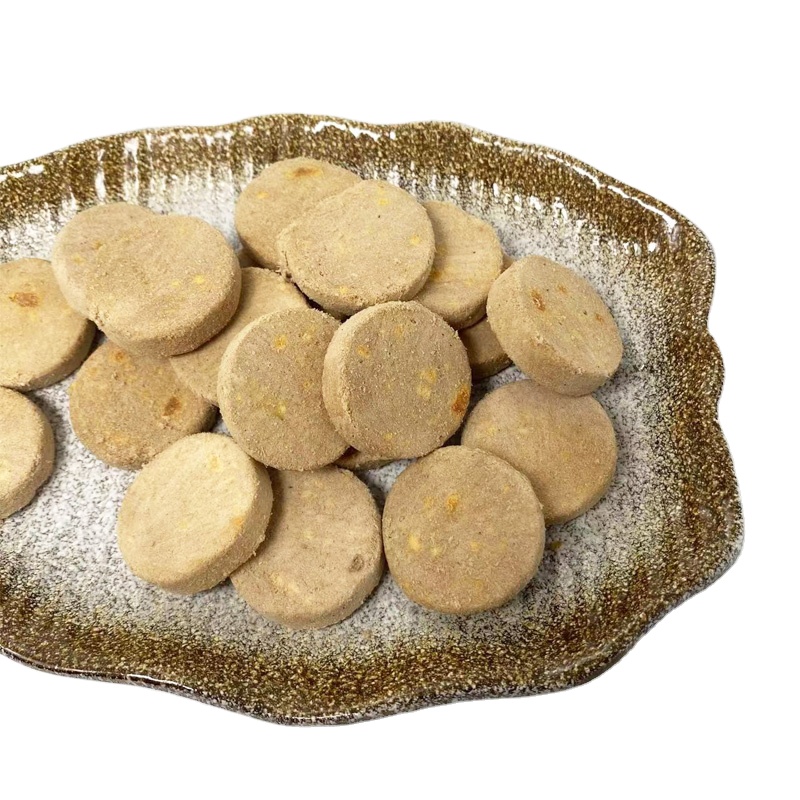 Wholesale freeze-dried dog snacks Freeze-dried Beef egg yolk pancake Freeze dried cat snacks cat Treats Pet snacks