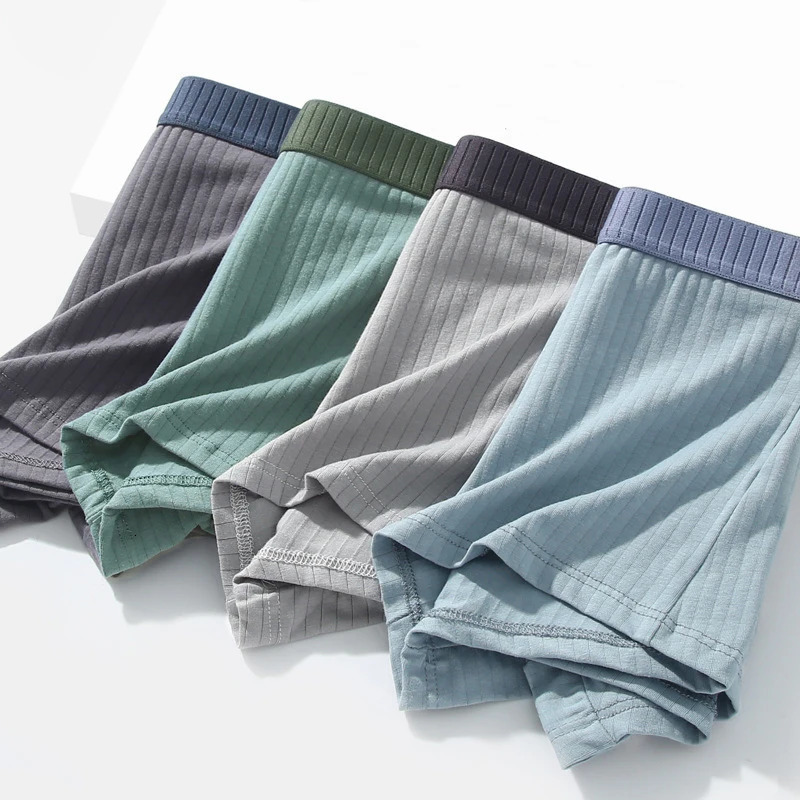 7 pieces of mens cotton character striped soft boxer sexy underwear mens underwear shorts breathable underwear plus size L-4XL 241126