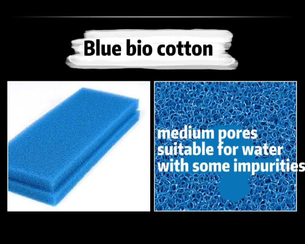 2PCS Fish Tank Aquarium Filter Cotton Easy to Use Purifying Water Quality Thickened Design Aquarium Filter Sponge