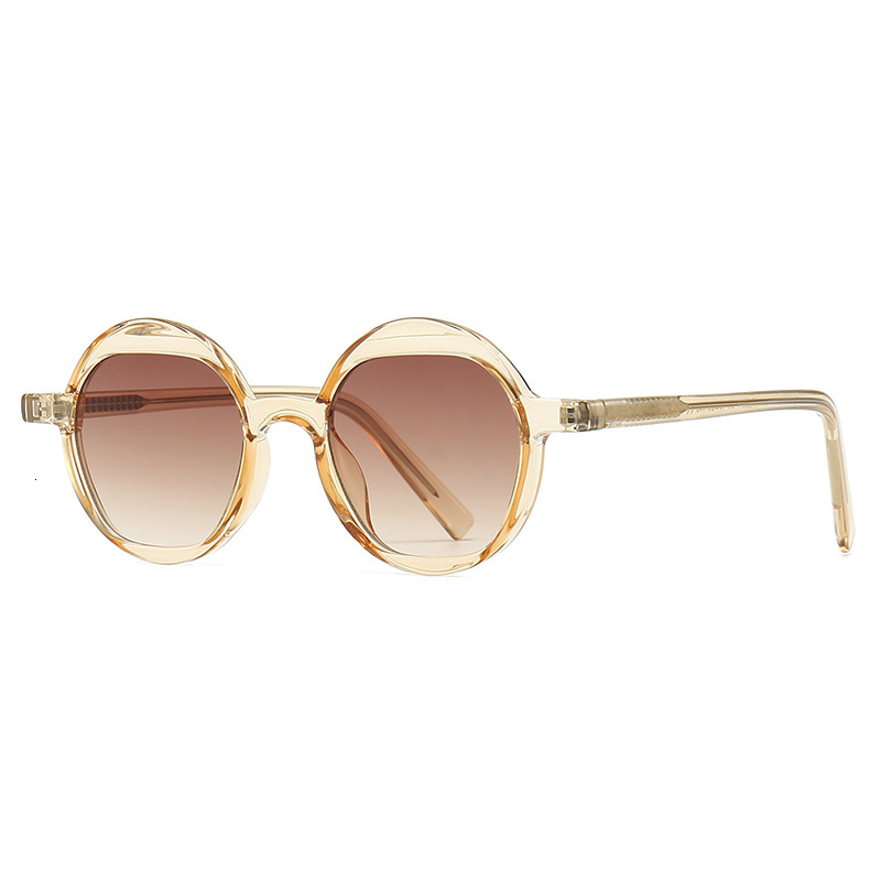 Fashion personality narrow frame anti-blue light mirror fashion street photography modern charm retro sunglasses