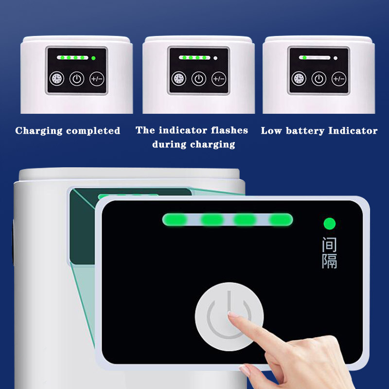 High quality white portable fish tank rechargeable waterproof air pump fish aquarium mini air pump