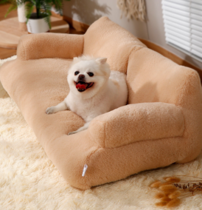 Small dog short plush sofa detachable cat litter cross-border pet supplies