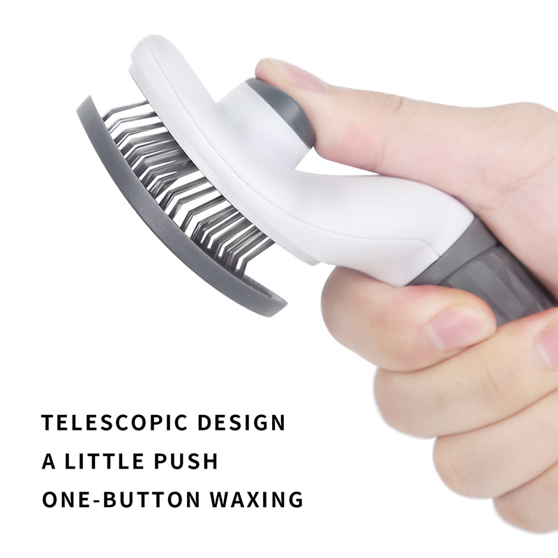 Wholesale Pet Massaging Tool Self Cleaning Slicker Brush Dog Cat Bunny Pet Grooming Shedding Brush for Pets Long Short Hair