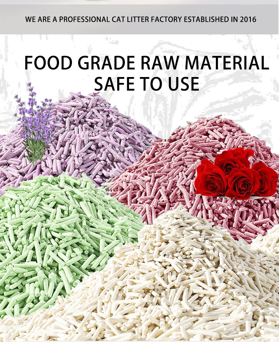 Trusted Supplier's Natural Organic Tofu Cat Litter Degradable and Eco-Friendly Vending