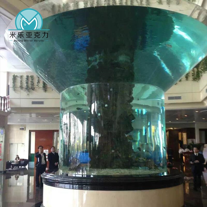 Fancy Clear Large Round Acrylic Fish Tank Aquarium
