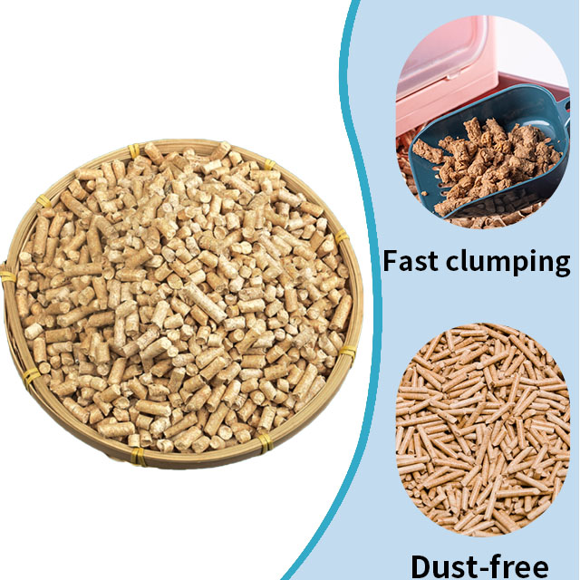 Explosive New Products Clumping Pine Wood Cat Litter Activated Charcoal Pine Litter Significant Bacteriostasis Cat Litter