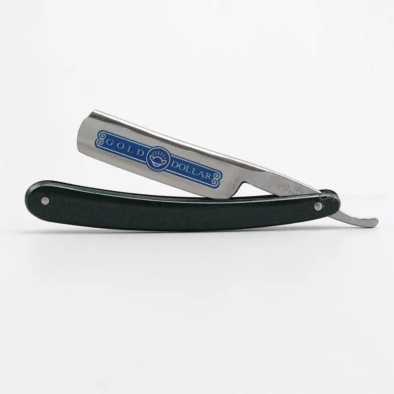 Gold Dollar 100 Classic Shaving Straight Razor Manual Barber Razors Folding Knife Men Stainless Steel Shaving Razor G0114 241125