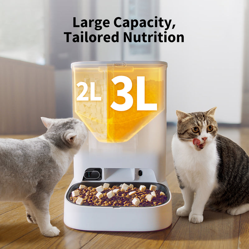 Petkit authorized Global Version Factory Supply Multiple Preservation Technology Germini Smart Touch Screen Pet Feeder Bowl