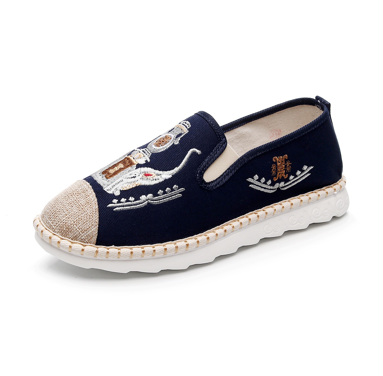 Men Designer Espadrilles atos De Hombre New Fisherman Canvas Shoes Men's Casual Sneakers Male Driving Soft Loafers e49e 's