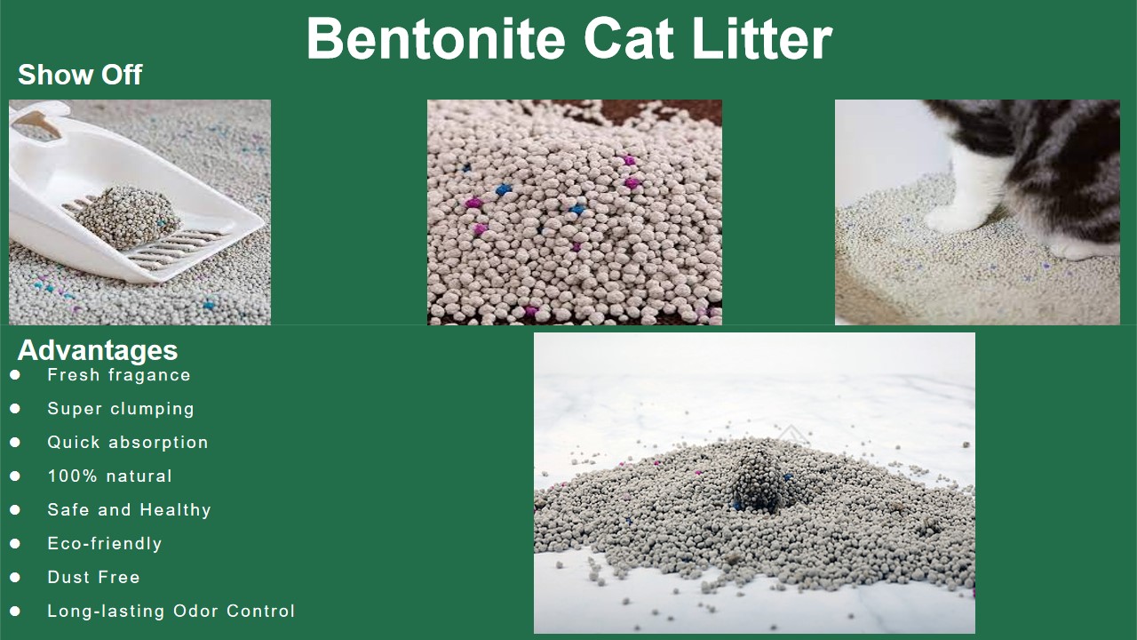Agglomeration Bentonite Cat Litter Cat Litter 6 Litre Bag With High Moisture Absorption