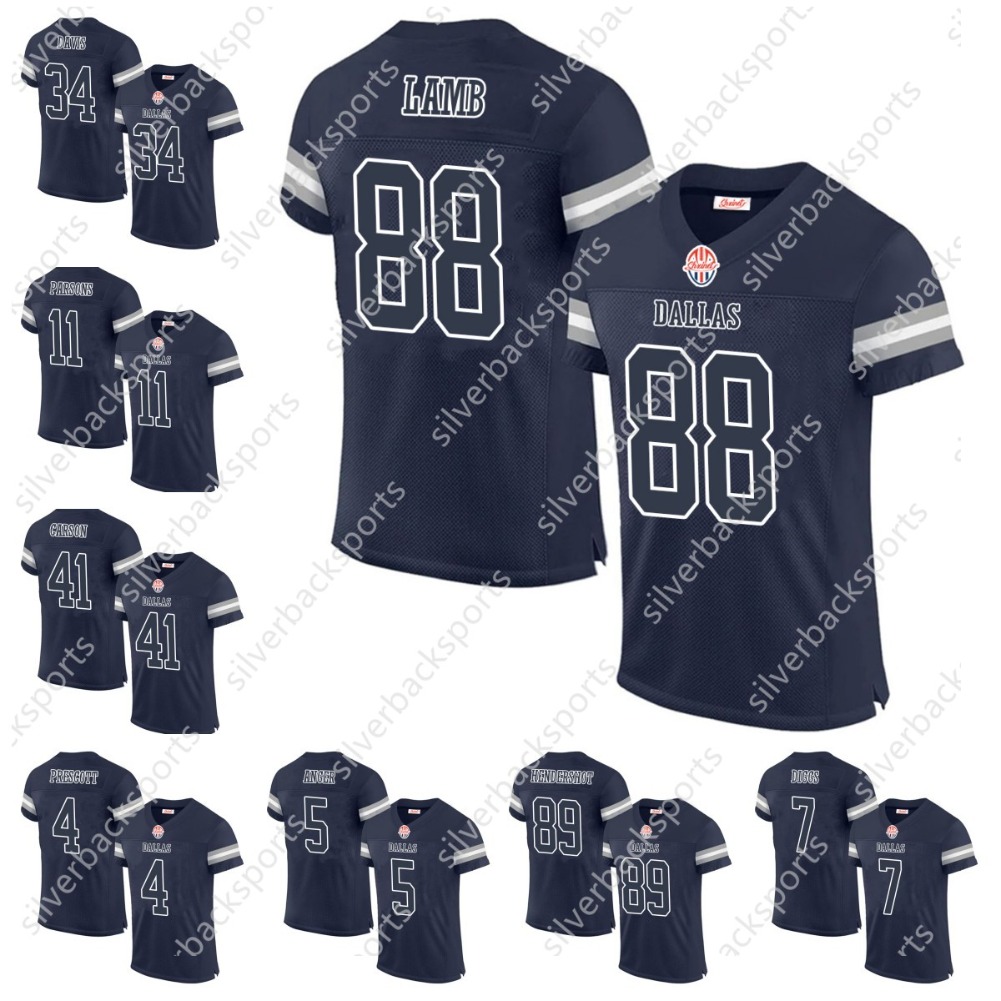 DIY 88 Cee DeeLamb Jersey Dollas Micah 11 Persons 54 Jaylon Smith 19 Amari Cooper Prescot American Football Game jersey Men/Women/Youth Custom ed This