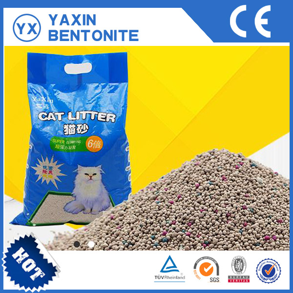 Hot sale high efficiency perfuming device low dust cat litter sand cat natural litter bentonite Cats litter