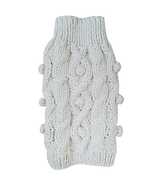 2020 Hot Sale Huge Stock Warm Winter Hand Knitted Knit Comfortable Polyester Sweatshirt Pet Dog Sweater