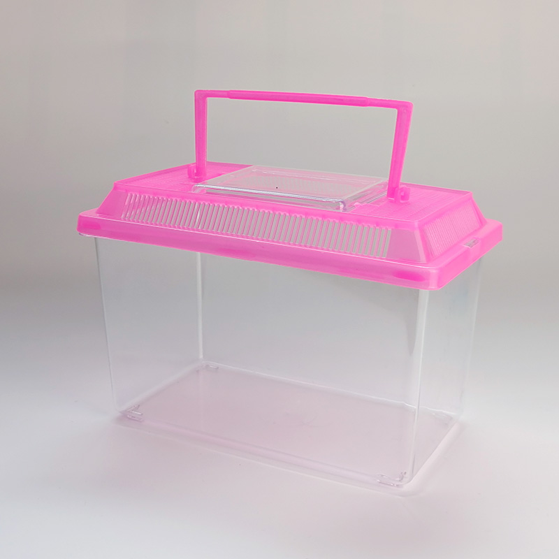Plastic Indoor and Outdoor Portable Container Kid's Fish Tank Suitable for Insects Turtles Lizards 20pcs/ctn