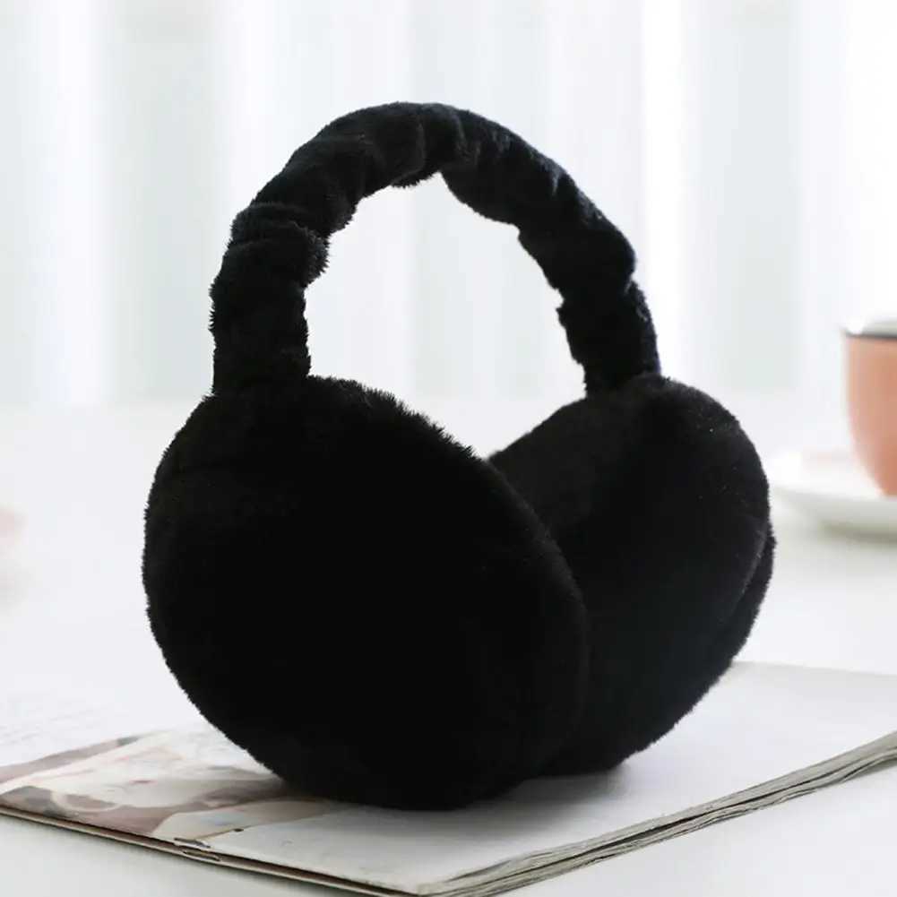 2023 New Soft Plush Ear Warmer Winter Warm Earmuffs for Women Fashion Solid Earfl Outdoor Cold Ear Muffs Ear CoverXJ241126