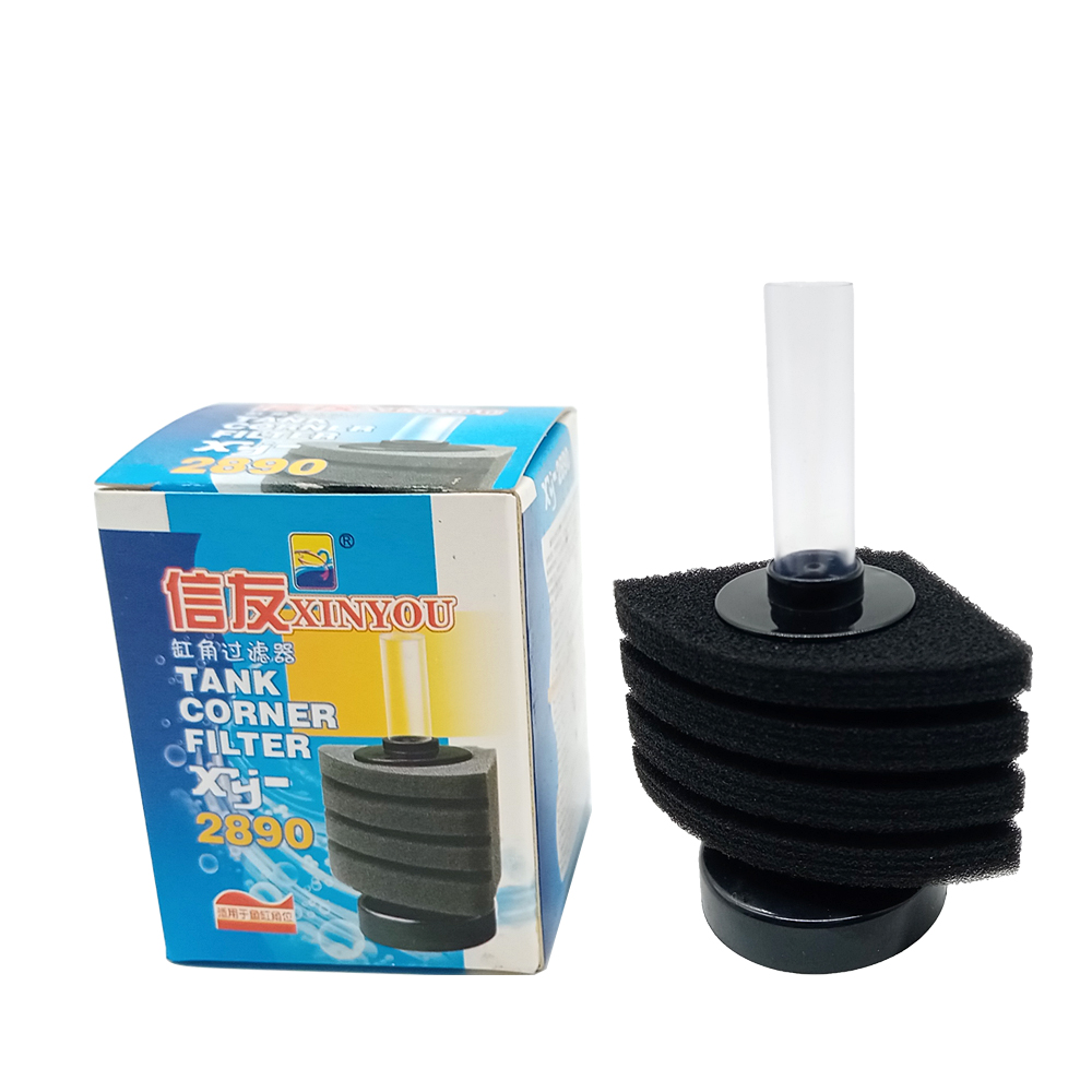 XY-2890Fish Tank Aquarium Mini Cylinder Soft Biochemical Sponge Filter